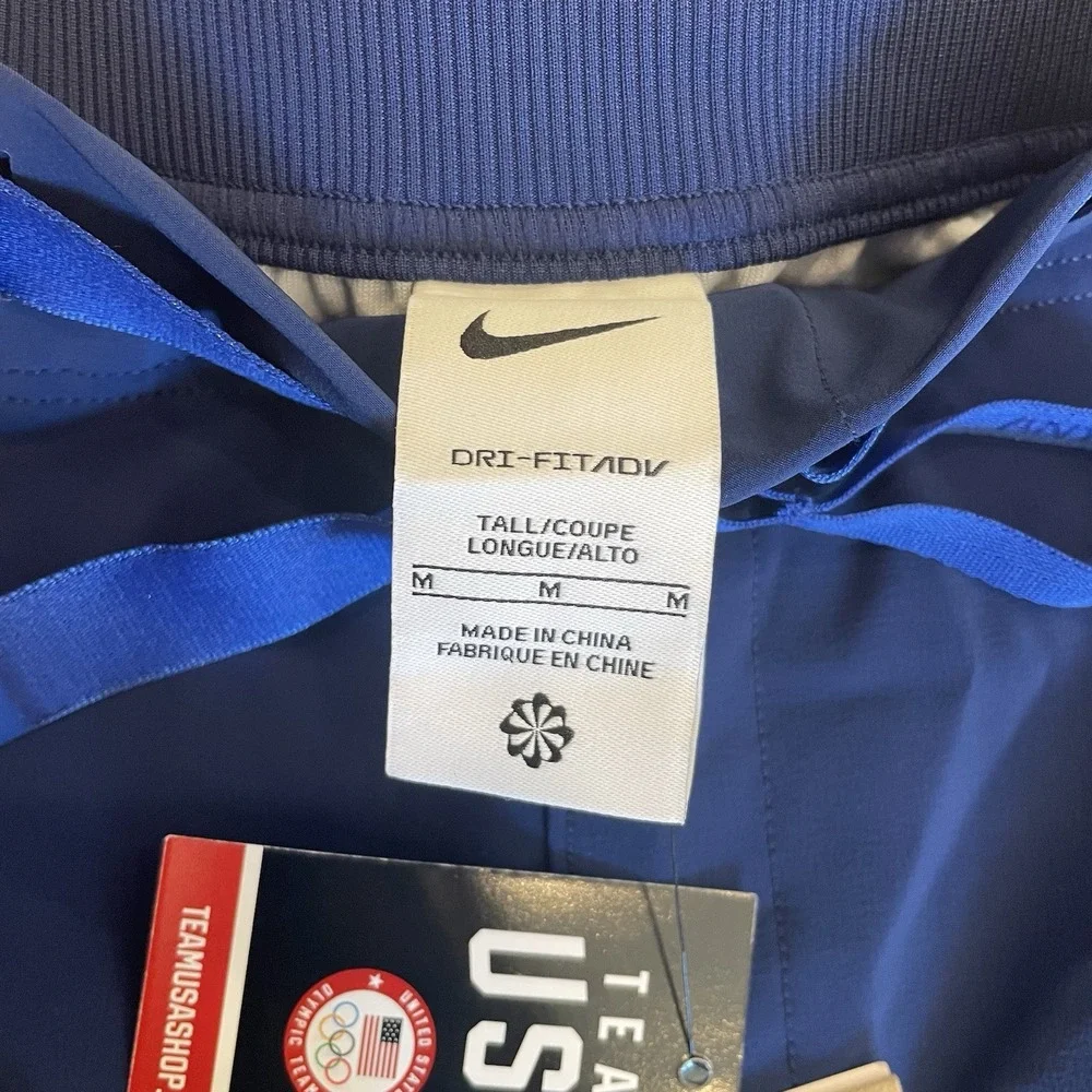 Nike DZ3574-492 Olympic Team Issued USA Track Pants Womens Size M Tall RTL $300‎
